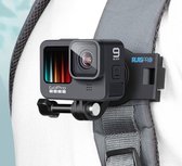 Rugzak Clip Geschikt voor Go Pro Hero - Action Cam - Camera - Outdoor - Rugtas - Sport - Youtube - Streaming - Backpack