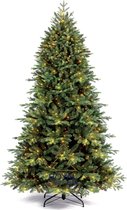 Royal Christmas® - Kunstkerstboom Michigan Deluxe PE / PVC - Lengte 150 cm - met 150 Warm LED lampjes - 630 Takken