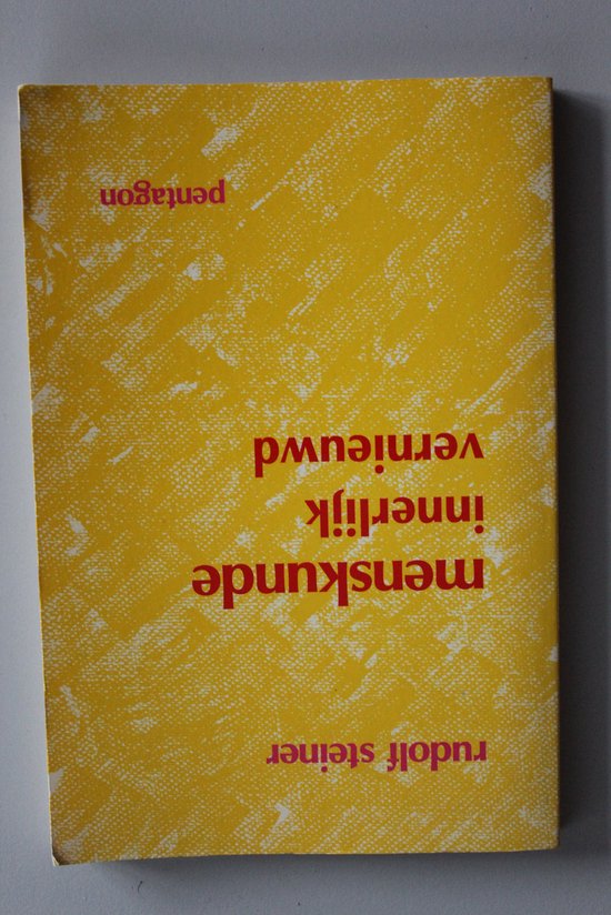 Cover van het boek 'Menskunde innerlijk vernieuwd' van Rudolf Steiner