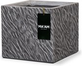 MA'AM Nova - plantenbak - vierkant - 44x36 - grijs - industrieel - stoere bloembak - buiten - binnen