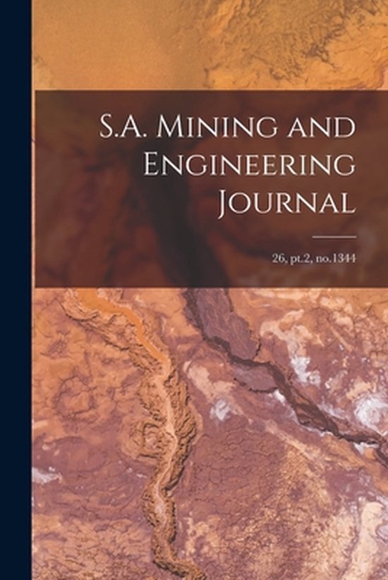S.A. Mining and Engineering Journal; 26, pt.2, no.1344 - cover