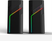 DATO® Gaming Speaker - Inclusief Led Verlichting - Met USB Aansluiting - Duo Mobile/Cinema Speaker