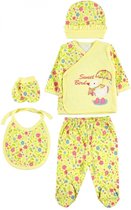 Sweet Bird 5-delige baby newborn kleding set meisjes - Newborn set - Babykleding - Babyshower cadeau - Kraamcadeau