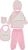 5-delige baby newborn kleding set meisjes - Newborn set - Babykleding - Babyshower cadeau - Kraamcadeau