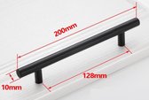 Kast Handgreep Zwart – 20 cm Handgreep – Voor op Kastdeur of Lade