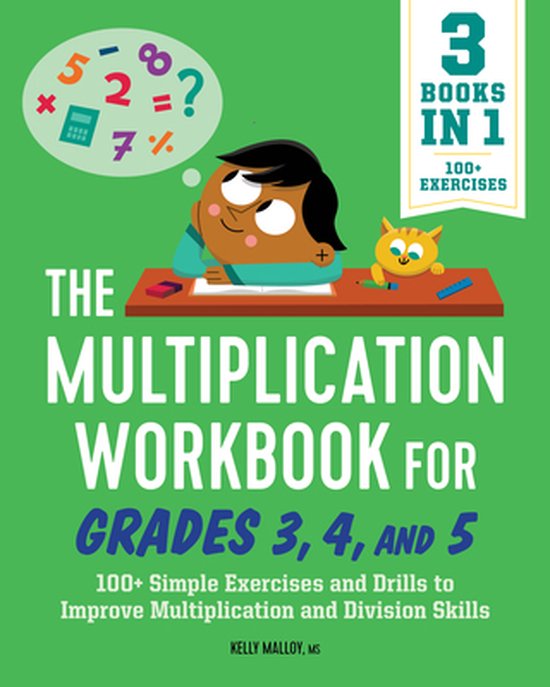 The Multiplication Workbook for Grades 3, 4, and 5 - cover