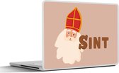 Laptop sticker - 12.3 inch - Sinterklaas - Chocolade - Sint - Kinderen - Jongens - Meisjes - Kind - 30x22cm - Laptopstickers - Laptop skin - Cover