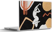 Laptop sticker - 11.6 inch - Vrouw - Figuur - Kunst - 30x21cm - Laptopstickers - Laptop skin - Cover
