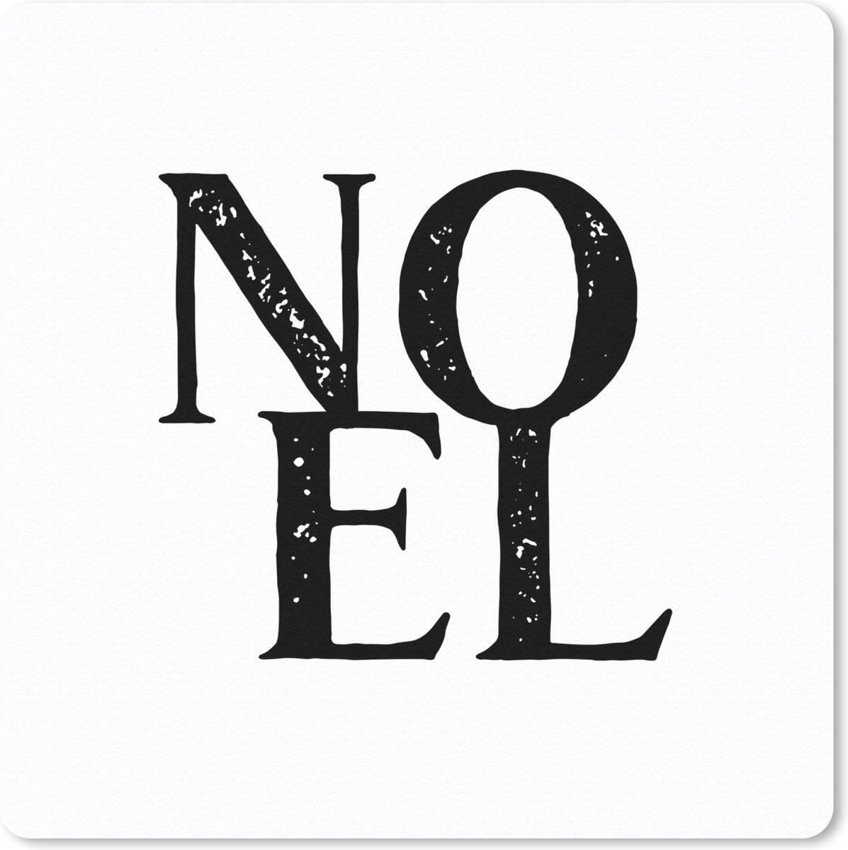 Muismat 30x30 cm - Mousepad Kerst - Quotes - Noel - Spreuken - Muismatten