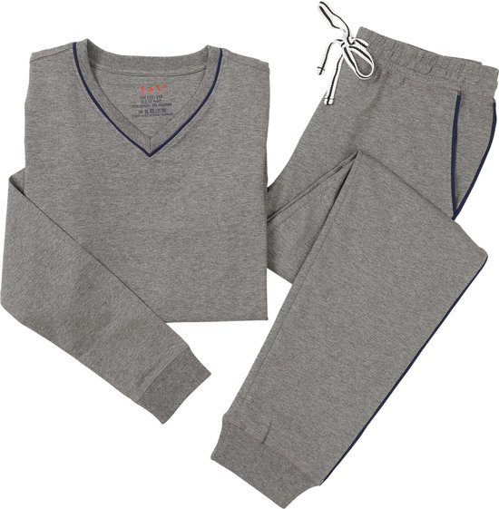 La-V pyjama sets jersey voor jongens met V-hals