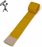 eSAM® 10 Teambanden met klittenbandsluiting - partijlint - partijlinten - 110 cm lang - set van 10 stuks - geel