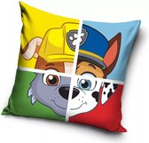 Paw Patrol Gezichten Sierkussens - Kussen - 40 x 40 inclusief vulling - Kussen van Polyester - KledingDroom®