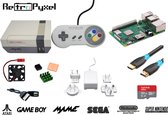 Retro Gaming Set NPyxel - incl Raspberry Pi 3B+, 1x RF Controllers, 1x USB extender, Raspberry Pi power supply, 1.5M HDMI 2.0 cable, 32GB SD