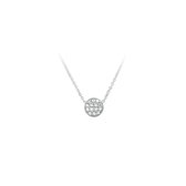 Collier Diamant 0.07ct H Si 40 - 42 Cm