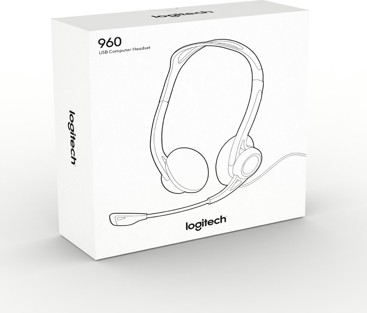 Logitech 960 - Pc Stereo Headset - USB - Zwart | bol.com