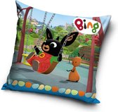 Bing en Flop Schommelen Sierkussens - Kussen - 40 x 40 inclusief vulling - Kussen van Polyester - KledingDroom®