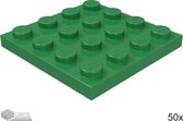 LEGO Plaat 4x4, 3031 Groen 50 stuks