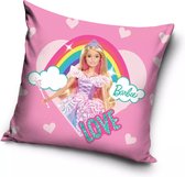 Barbie Love Sierkussens - Kussen - 40 x 40 inclusief vulling - Kussen van Polyester - KledingDroom®