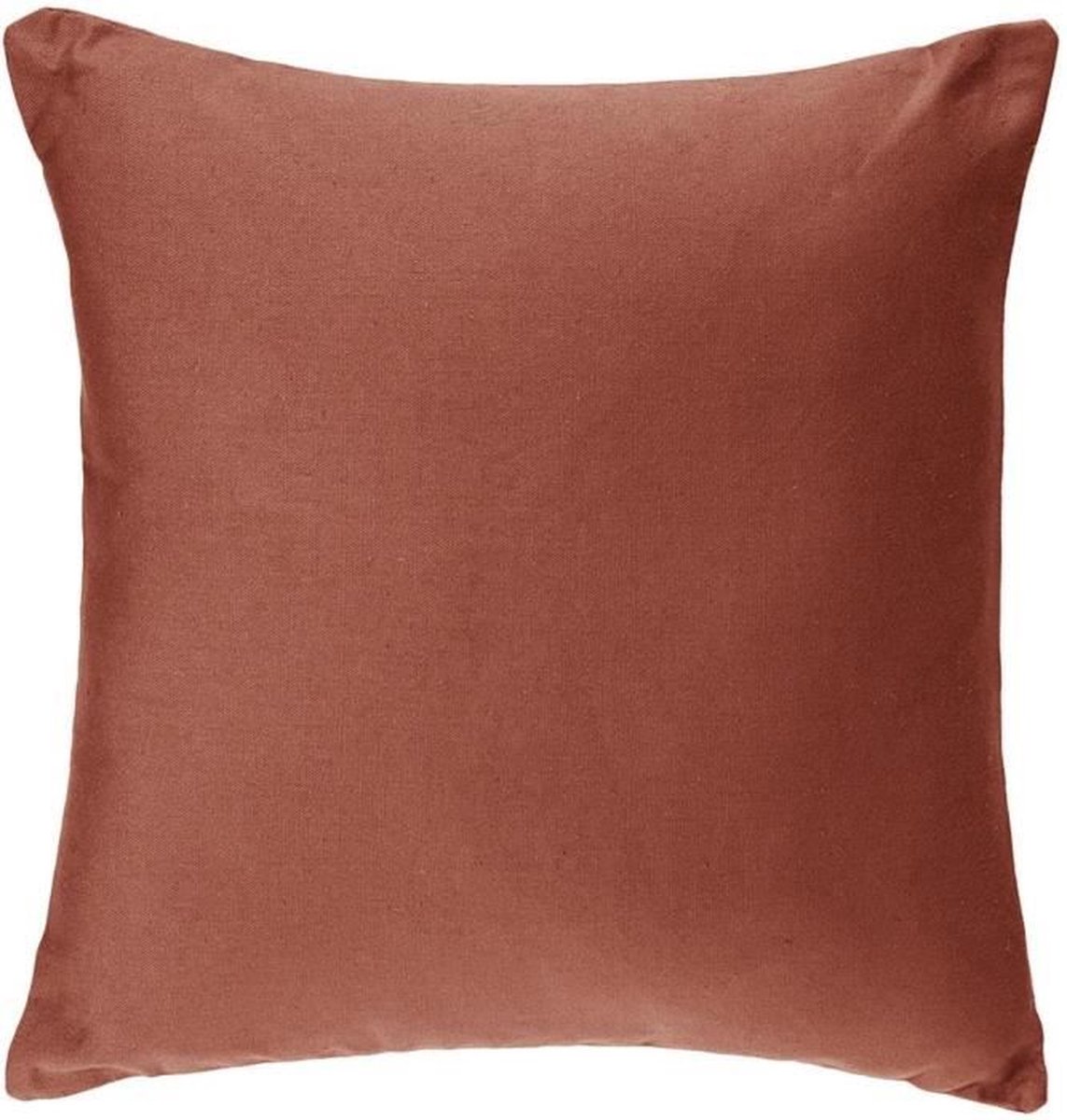 Atmosphera - kussen - afneembare hoes - katoen - terracotta roze - 38x38 cm
