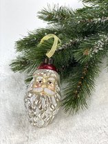 Oneiro's luxe kerstbal KERSTMAN – 13 x 8 cm - kerstbal - luxe verpakking – kerstcollectie – kerstdecoratie – kerstboomhanger – kerstversiering – goud