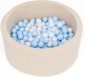 Misioo ballenbad XL rond Beige - Oud Roze - Excl Ballen