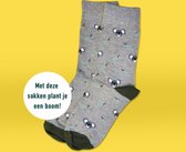 Koos de Koala sokken maat 36-40 - Groene sokken - Gemaakt van opgedoken visnetten en biokatoen - Duurzaam cadeau