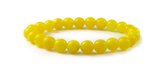 Sattva | SERENITY Gele Jade Mala armband Yellow Jade Crystal Healing Bracelet Reiki 6m kraal
