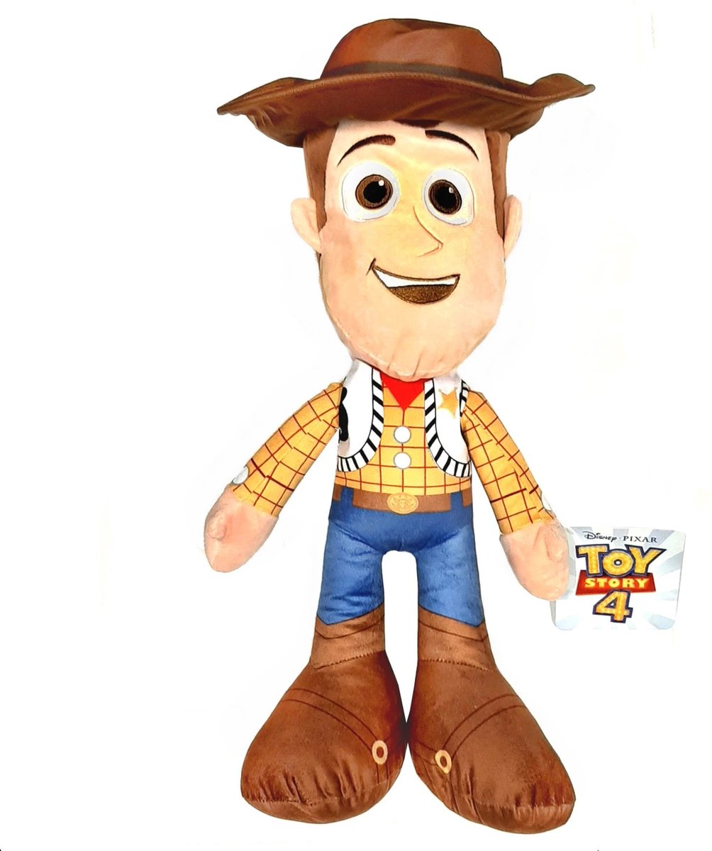 Toy Story Woody knuffel 58 cm - Toy Story 4 - Pluche XXL | bol