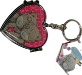 ME TO YOU Sleutelhanger Hartje met spiegel - liefde - vriendschap