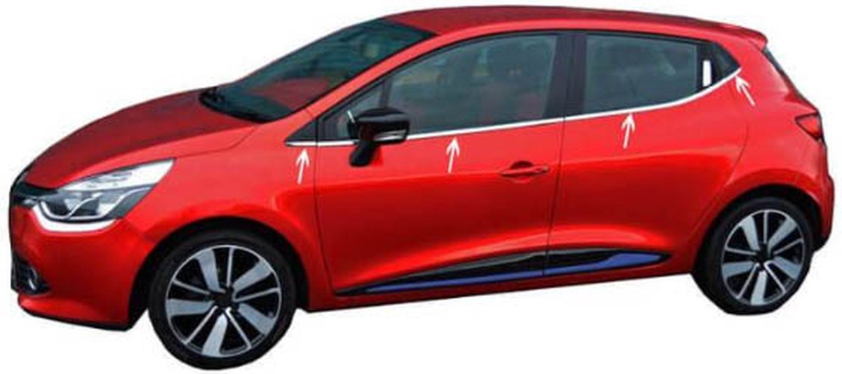 Raamsierlijsten, glaslat, autoaccessoire, raambekleding Voor Renault Clio IV HB 2012-2019