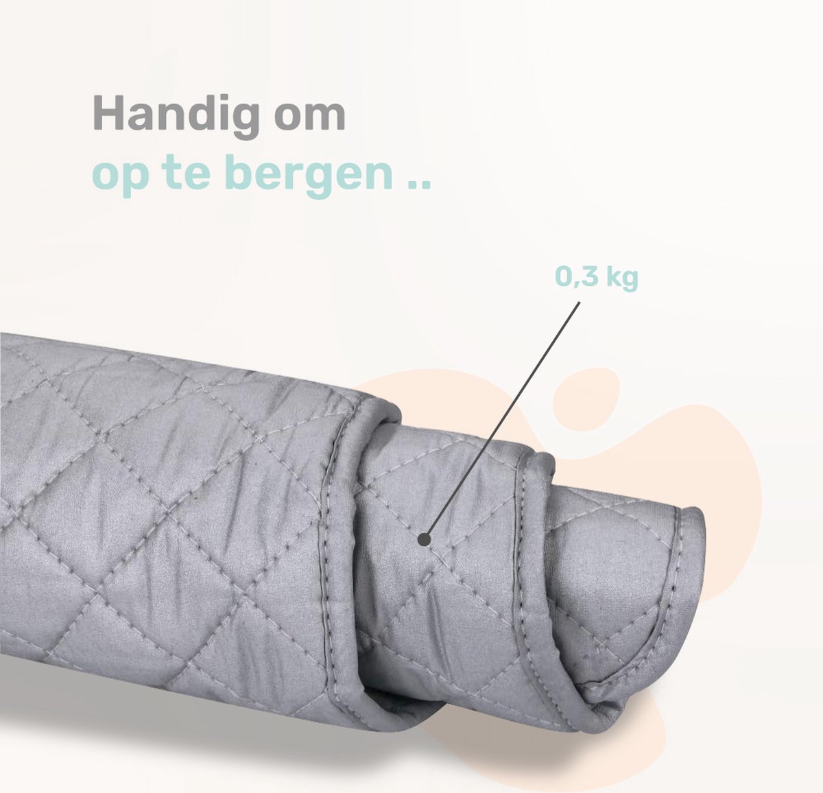 Strijkmat, opvouwbare strijkonderlegger voor tafel, strijkdoek, reizen