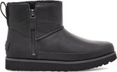 UGG W Classic Zip Mini Vachtlaarzen -  Warme Laarzen - Dames - Zwart - Maat 42