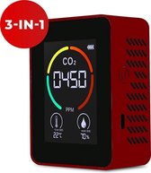 3 in 1 CO2 Meter - CO2 Meter - Draadloos