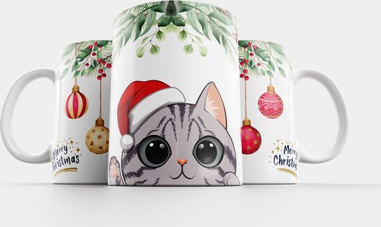 Mug Chat Européen/Américain Noël/Joyeux Noël | bol.com