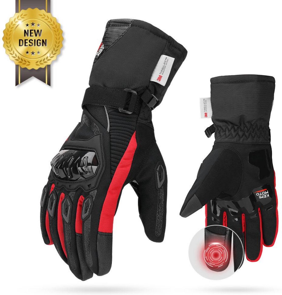 Racer - Bella Winter 3 motorcycle gloves - Biker Outfit