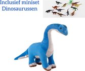 Dinosaurus speelgoed- dinosaurus knuffel - dinosaurus- 40 CM - blauw