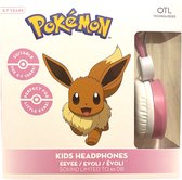 Pokémon - Eevee - Evoli - Koptelefoon voor kinderen 3-7 jaar - Roze