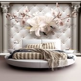 Zelfklevend fotobehang - Koninklijke elegantie, Lelies en orchideeën  , 8 maten, premium print