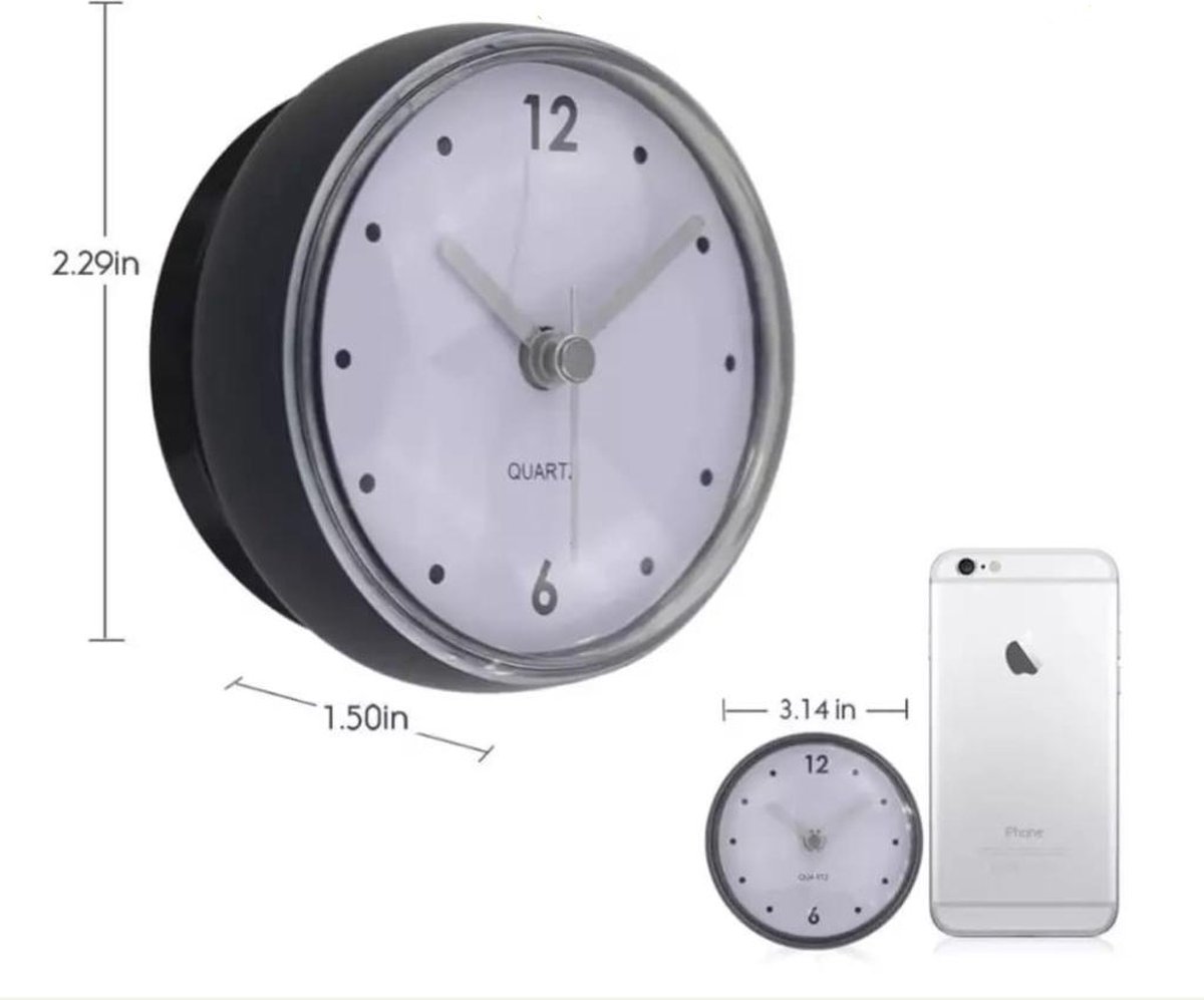 Quartz Badkamerklok Zwart Badkamer Klok Waterdicht Douche klok