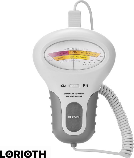 LORIOTH® Chloor Meter Tester - Tester Chloor - Zwembad Meter - Water  Kwaliteit Test -... | bol.com