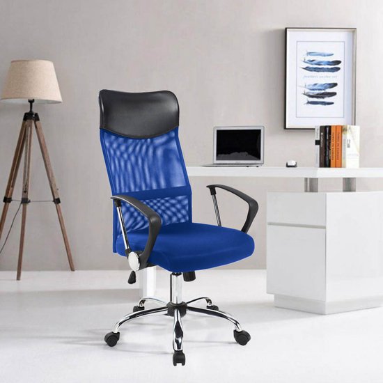 Ergonomische Bureaustoel  - Exclusieve Design kantoorstoel - Blue Edition gaming Stoel - Multifunctionele bureaustoel - PRO LINE - LIMITED EDITION