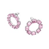 Swarovski Dames Oorknoppen Metaal - Roze