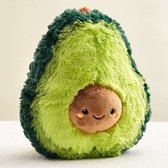 Avocado Pluche Knuffel (Groen) 15 cm | Zachte Fruit Knuffel | Cadeau | Kado | Advocado Peluche Plush | Ideaal cadeau voor kinderen | Knuffeldier Knuffelpop
