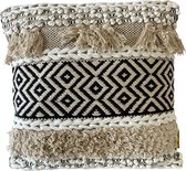 Mycha Ibiza - Bohemian - sierkussen - Boho kussen - beige - 45x45 cm – IBZ30