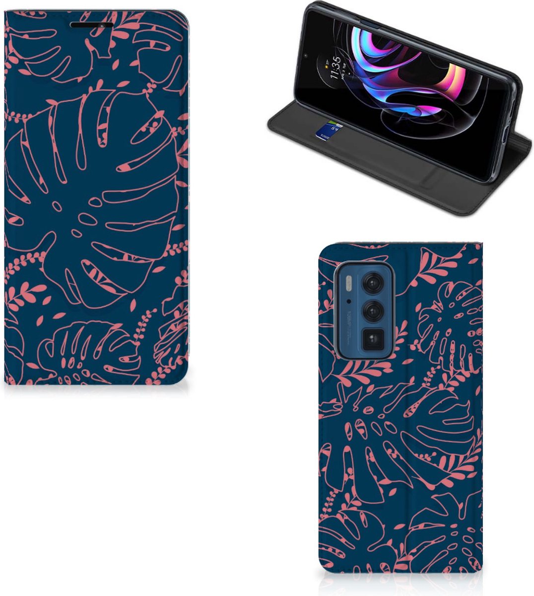 Motorola Edge 20 Pro Smart Cover Palm Leaves