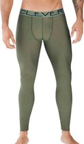 Clever Moda - Ideal Longjohn  Groen - Maat XL - Heren Legging  - Lang ondergoed mannen