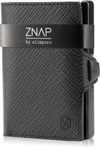 Slimpuro ZNAP Wallet Saffiano 8 pasjes - muntvak 8 x 1,5 x 6 cm (BxHxD) -  RFID bescherming