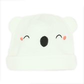 CuteLY KOALA PRINT Baby Beanie/Muts Off White/Wit