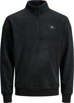 Jack & Jones Half Zip Sweater Zwart (Maat: 5XL)