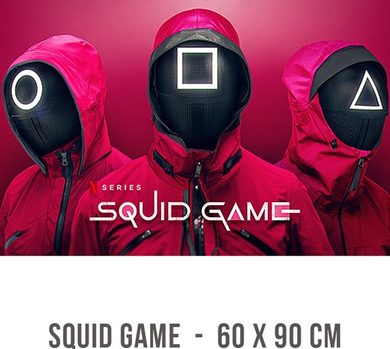 Allernieuwste SQUID GAME - Série TV - Squid Game - Série dramatique sud-coréenne - Couleur - 60 x 90 cm